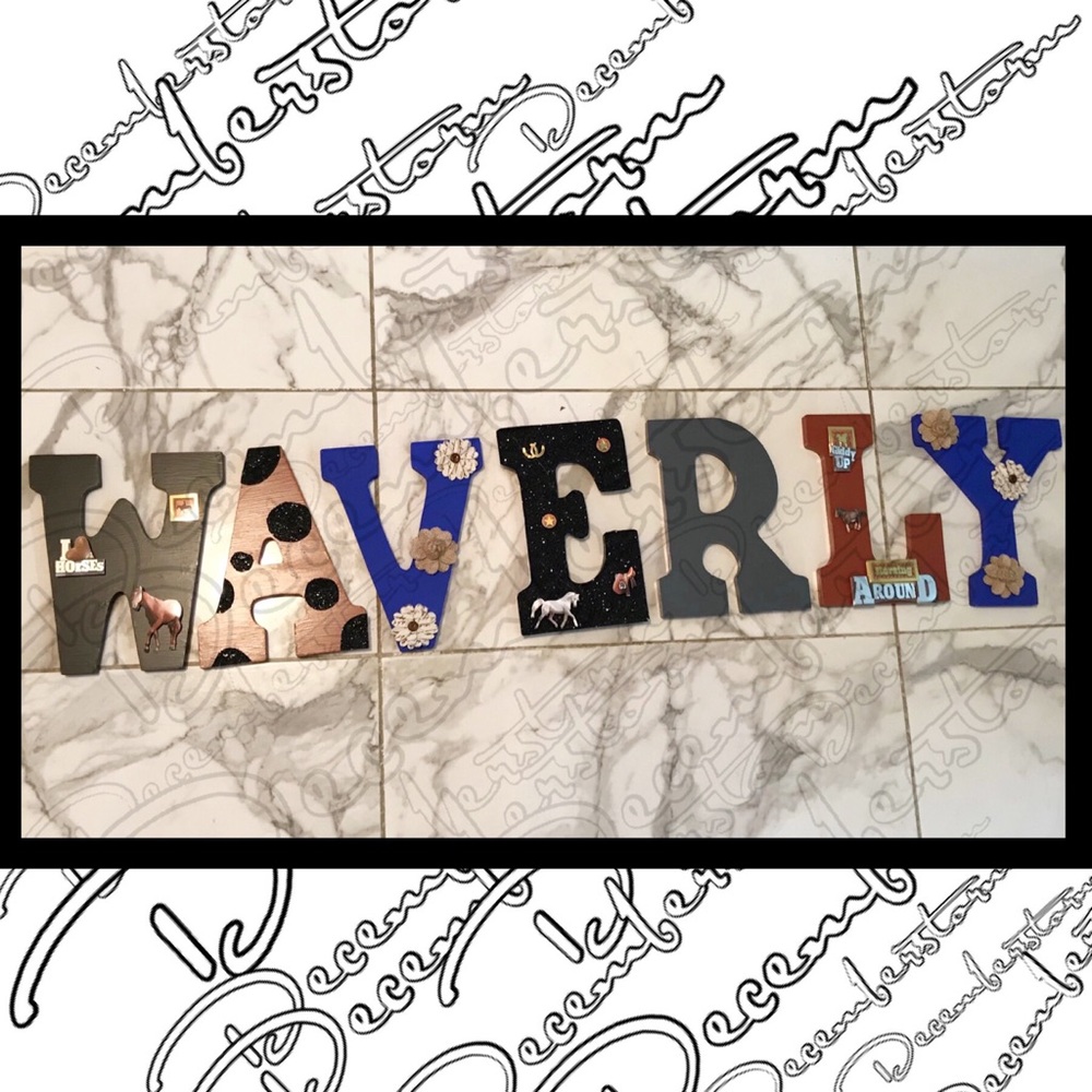 Custom letters